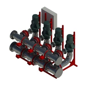 Установка Wilo CO 4 BL 125/275-22/4/SK-FFS-R